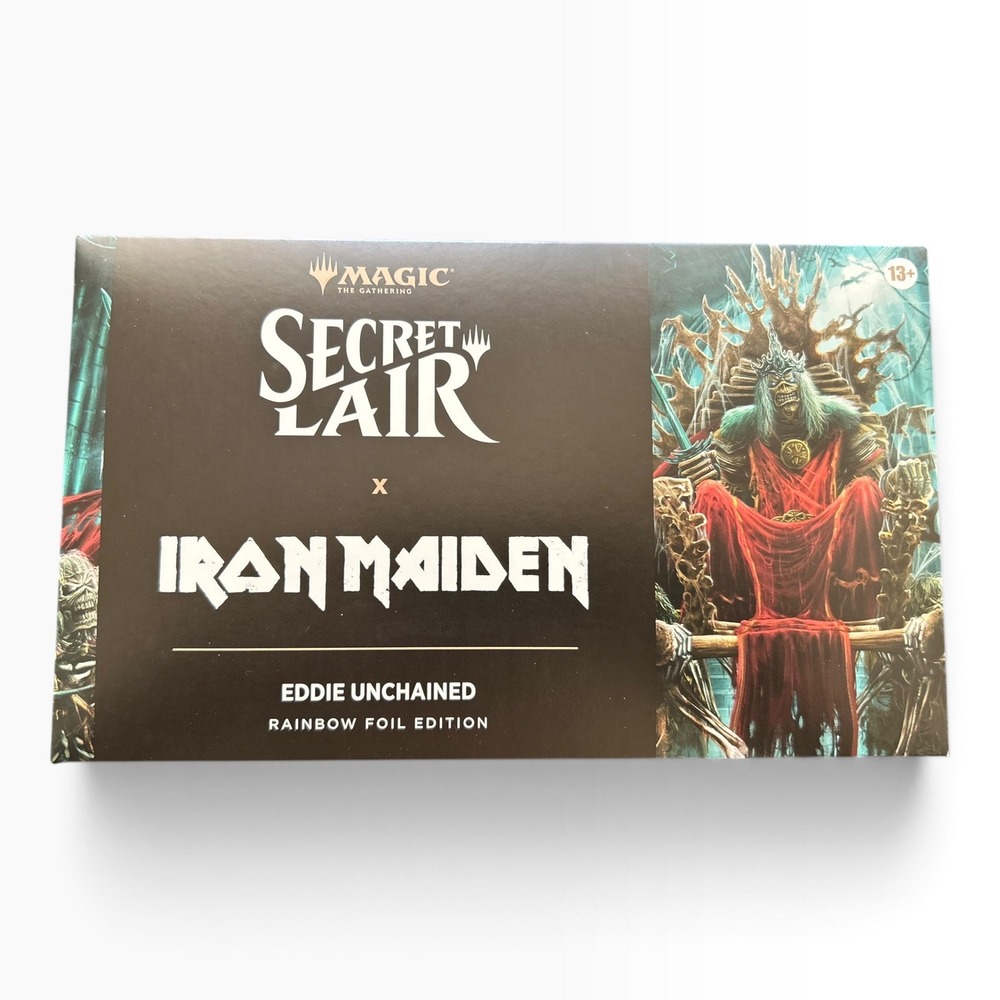 Magic The Gathering Secret Lair Iron Maiden Eddie Unchained Rainbow Foil NEW